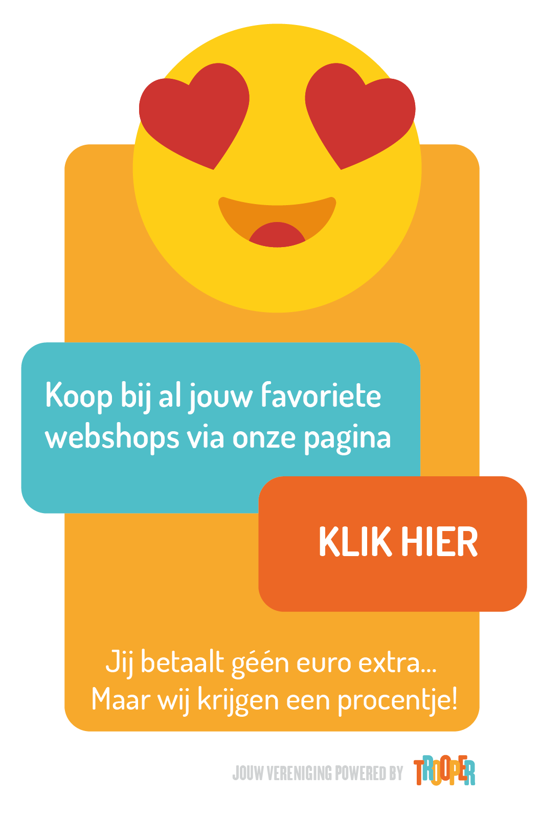 Koop bij al jouw favoriete webshops via onze pagina - Klik hier