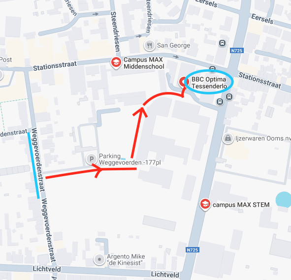 Map parkeergelegenheid